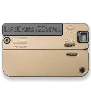 Trailblazer LifeCard 22 WMR (22 Mag) Anodized Flat Dark Earth Pistol - 1 Round Trailblazer LifeCard 22 WMR (22 Mag) Anodized Flat Dark Earth Pistol - 1 Round