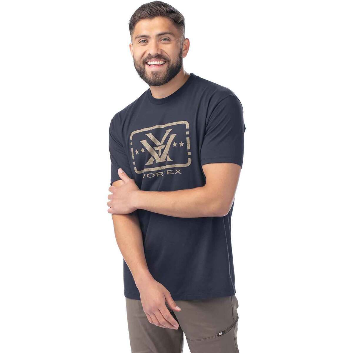 Vortex Merchandise Vortex Men's Trigger Press Short Sleeve Casual Shirt | Sportsman's ...