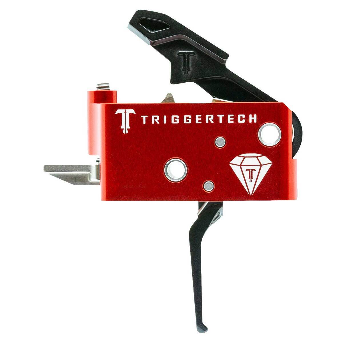 Trigger Tech Diamond AR-15 Flat Two Stage Rifle Trigger - Black Trigger Tech Diamond AR-15 Flat Two Stage Rifle Trigger - Black