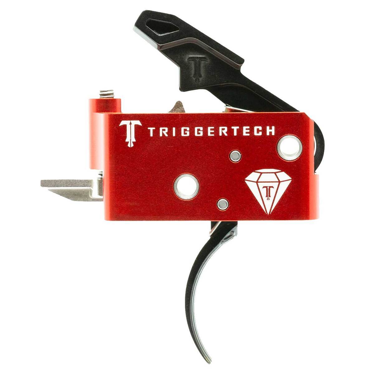 Trigger Tech Diamond AR-15 Traditional Curved Two Stage Rifle Trigger - Black Trigger Tech Diamond AR-15 Traditional Curved Two Stage Rifle Trigger - Black