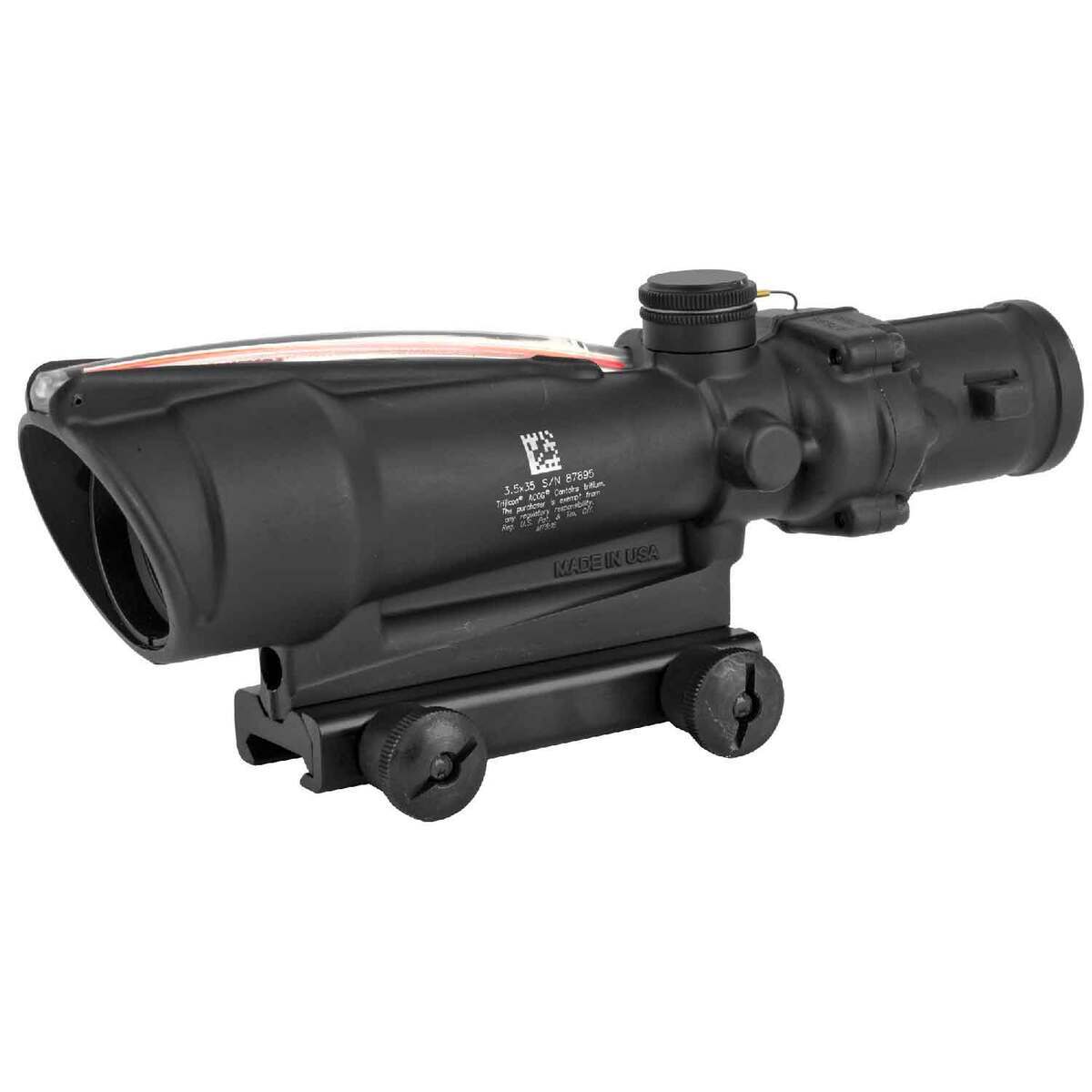 Trijicon ACOG BAC 3.5x 35mm Rifle Scope - Red Chevron .223 - Black Trijicon ACOG BAC 3.5x 35mm Rifle Scope - Red Chevron .223 - Black