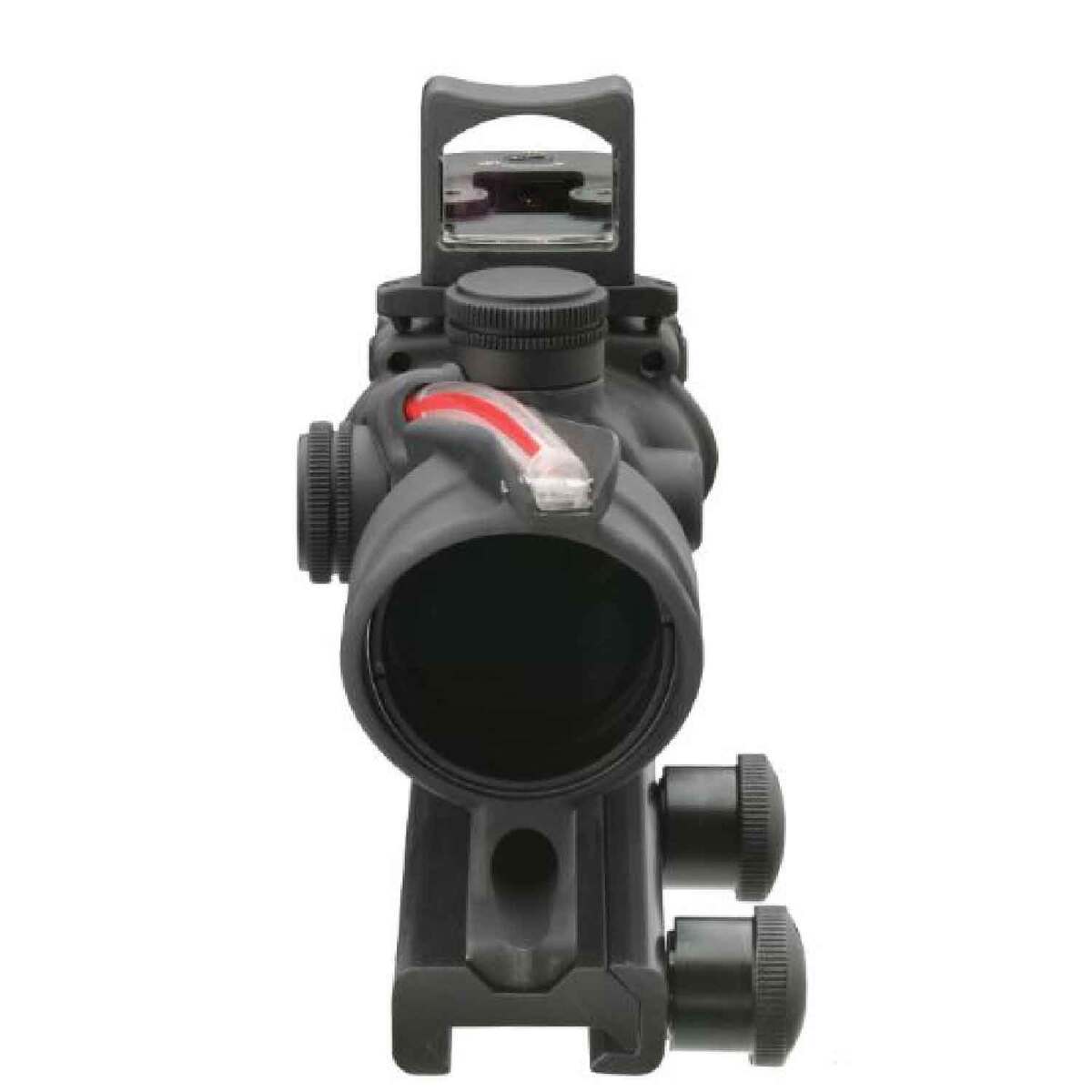 Trijicon ACOG BAC w/Trijicon RMR 4x 32mm Rifle Scope - Chevron - Black Trijicon ACOG BAC w/Trijicon RMR 4x 32mm Rifle Scope - Chevron - Black