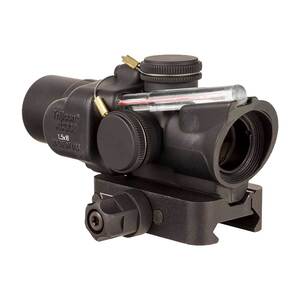 Trijicon ACOG Compact 1.5x 16mm Low Rifle Scope - Dual Illuminated Red Ring/2 MOA Center Dot