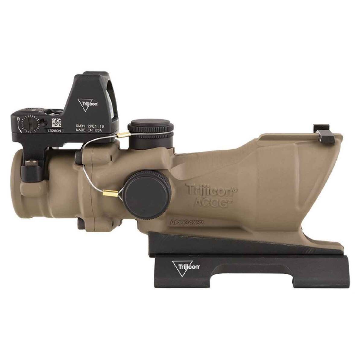 Trijicon ACOG ECOS 4x 32mm Rifle Scope - Crosshair - Tan Trijicon ACOG ECOS 4x 32mm Rifle Scope - Crosshair - Tan