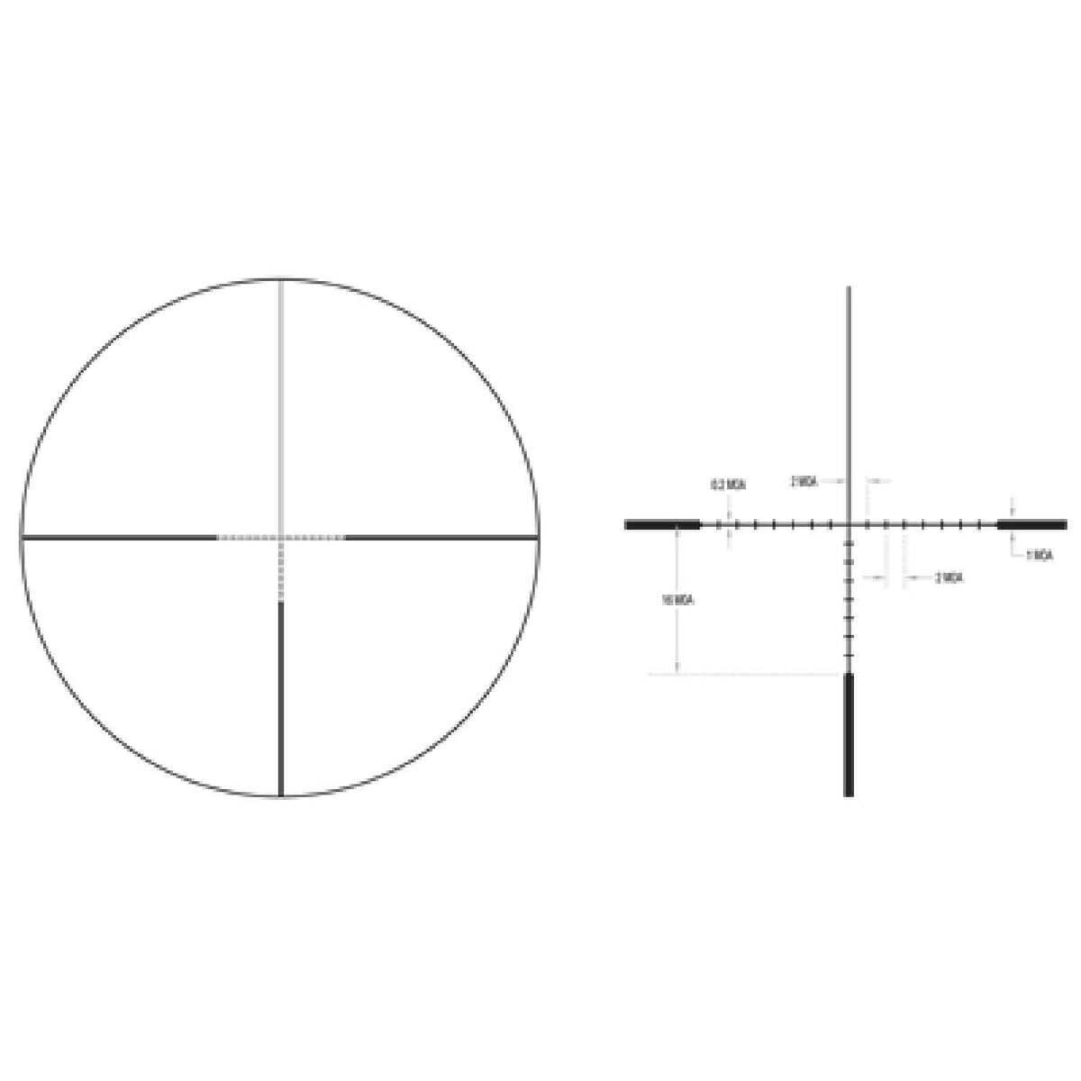 Trijicon Ascent 3-12x 40mm Rifle Scope - BDC Target Holds Reticle - Black Trijicon Ascent 3-12x 40mm Rifle Scope - BDC Target Holds Reticle - Black