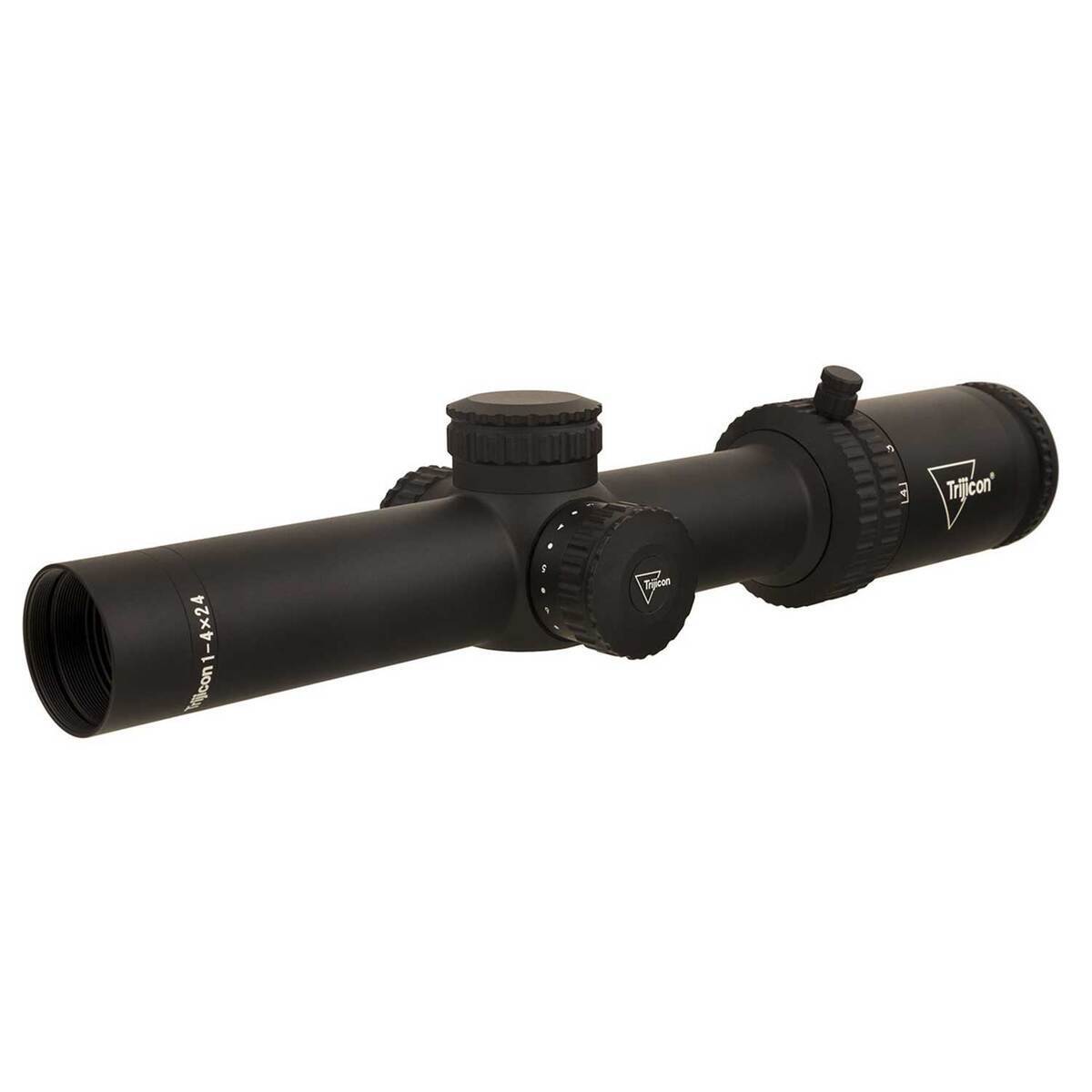 Trijicon Credo 1-4x24 Green MRAD Range Crosshair SFP Scope - Black Trijicon Credo 1-4x24 Green MRAD Range Crosshair SFP Scope - Black