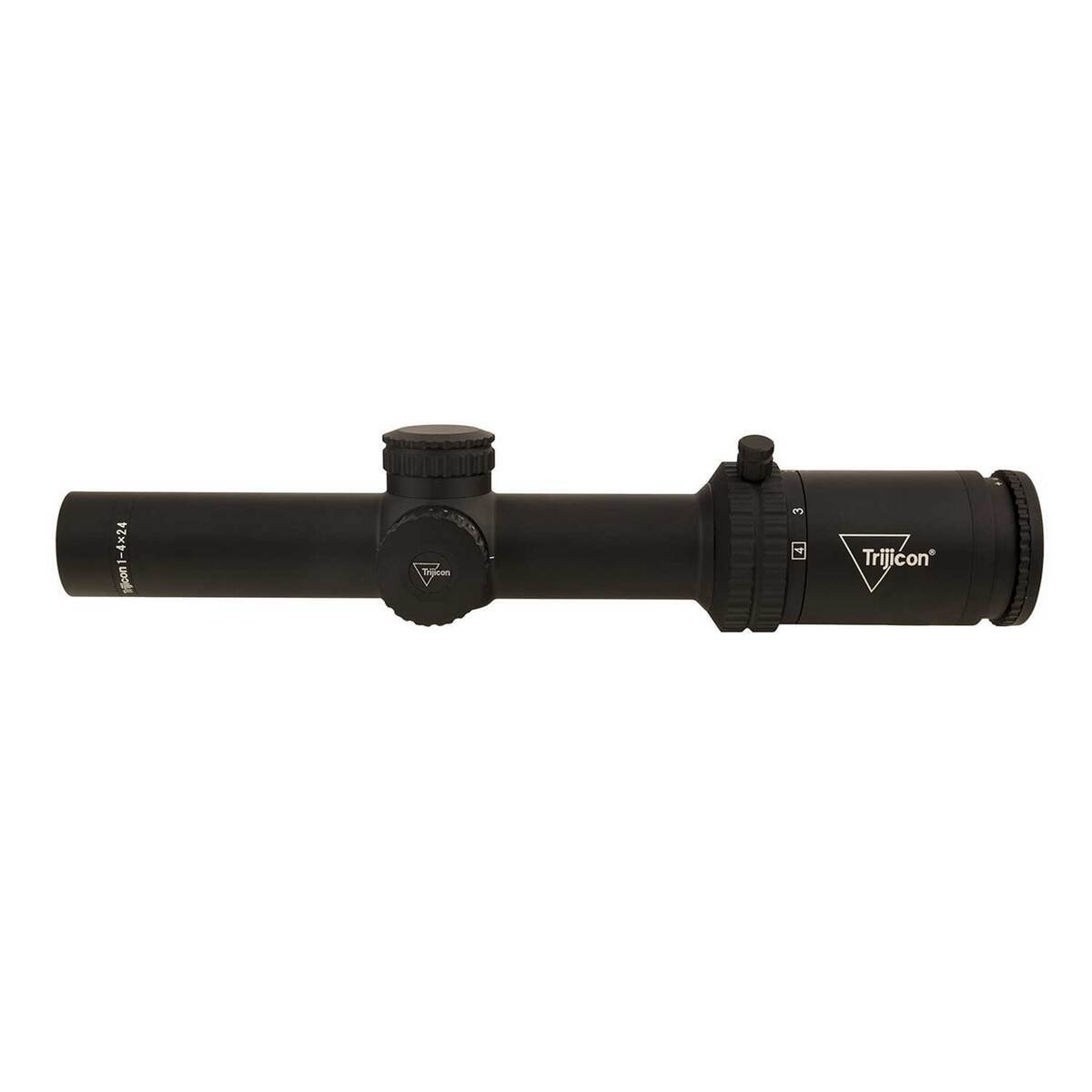 Trijicon Credo 1-4x24 Green MRAD Range Crosshair SFP Scope - Black Trijicon Credo 1-4x24 Green MRAD Range Crosshair SFP Scope - Black