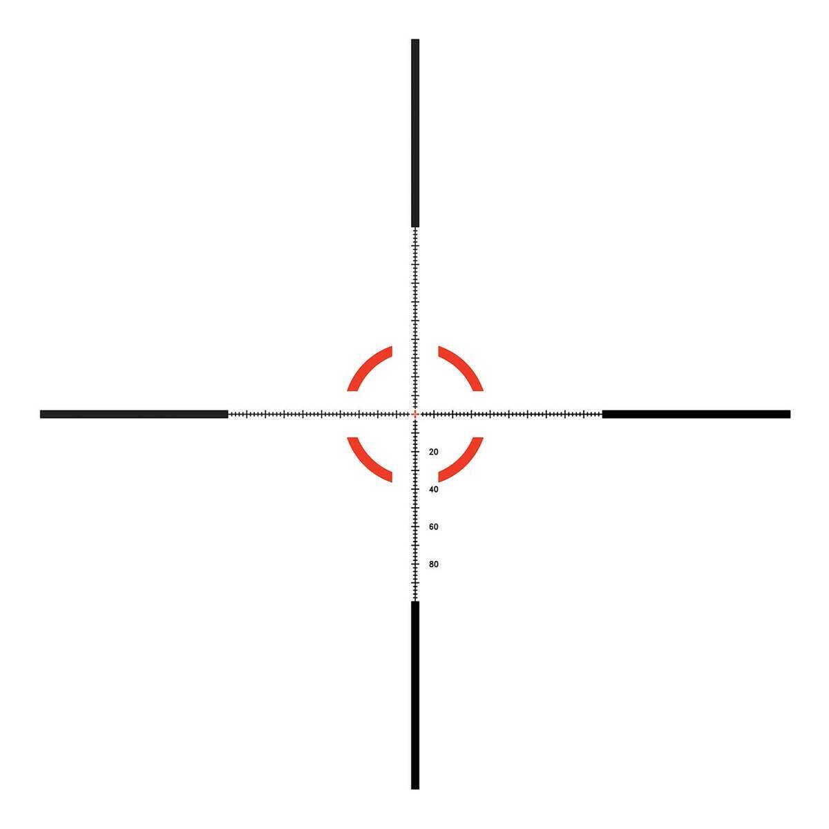 Trijicon Credo HX 1-8x28 MOA Seg Circle Crosshair FFP Scope - Black Trijicon Credo HX 1-8x28 MOA Seg Circle Crosshair FFP Scope - Black