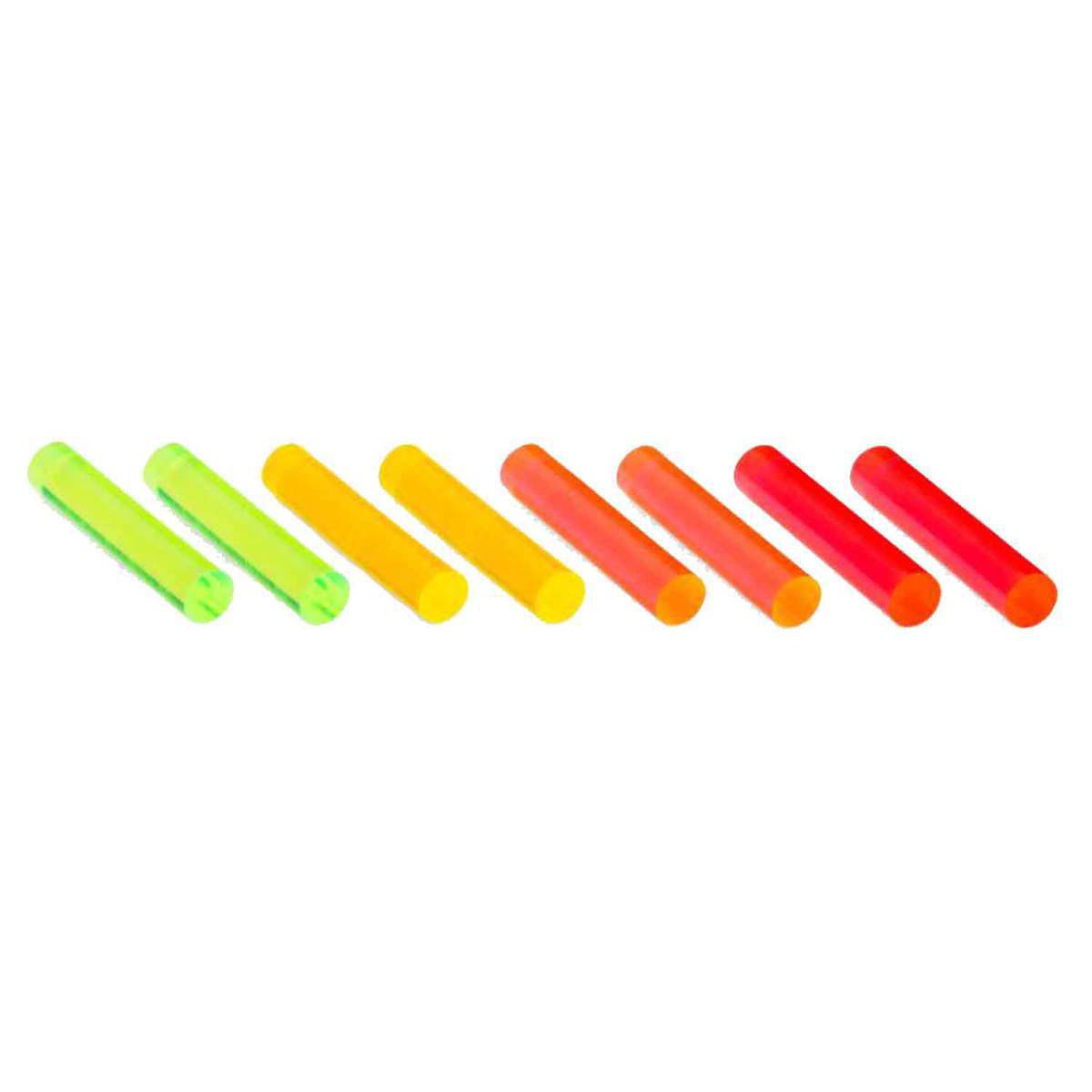Trijicon DI 3-Dot Handgun Night Sight Replacements - Green, Red, Amber, Orange - 8 Pack - Green, Red, Amber, Orange Trijicon DI 3-Dot Handgun Night Sight Replacements - Green, Red, Amber, Orange - 8 Pack - Green, Red, Amber, Orange