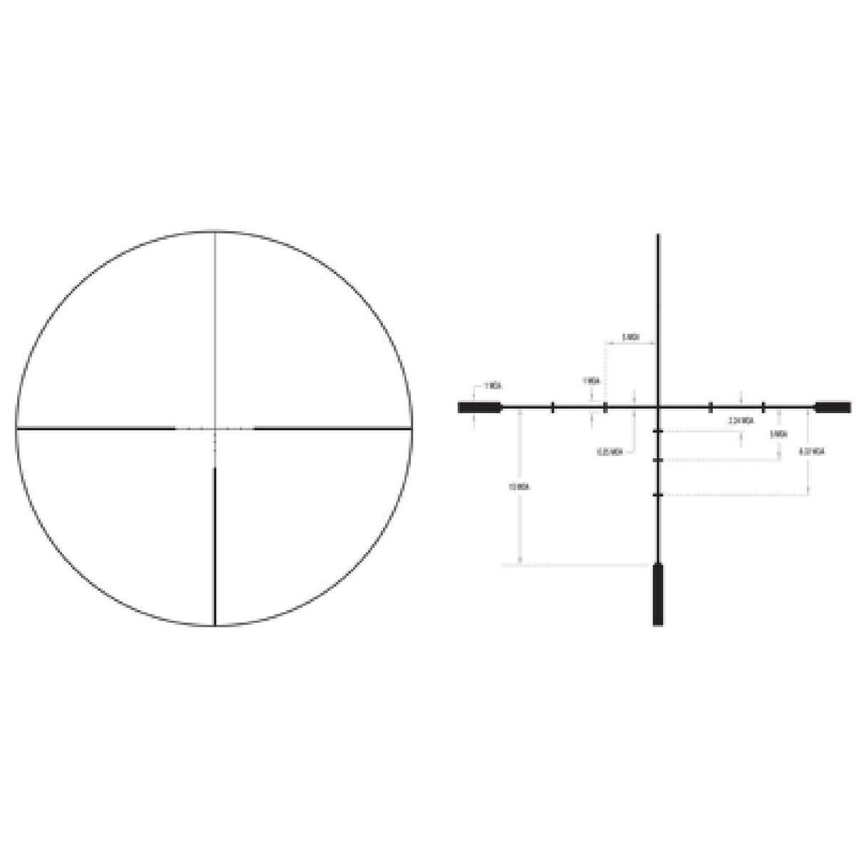 Trijicon Huron 3-9x 40mm Rifle Scope - BDC Hunter Holds - Black Trijicon Huron 3-9x 40mm Rifle Scope - BDC Hunter Holds - Black
