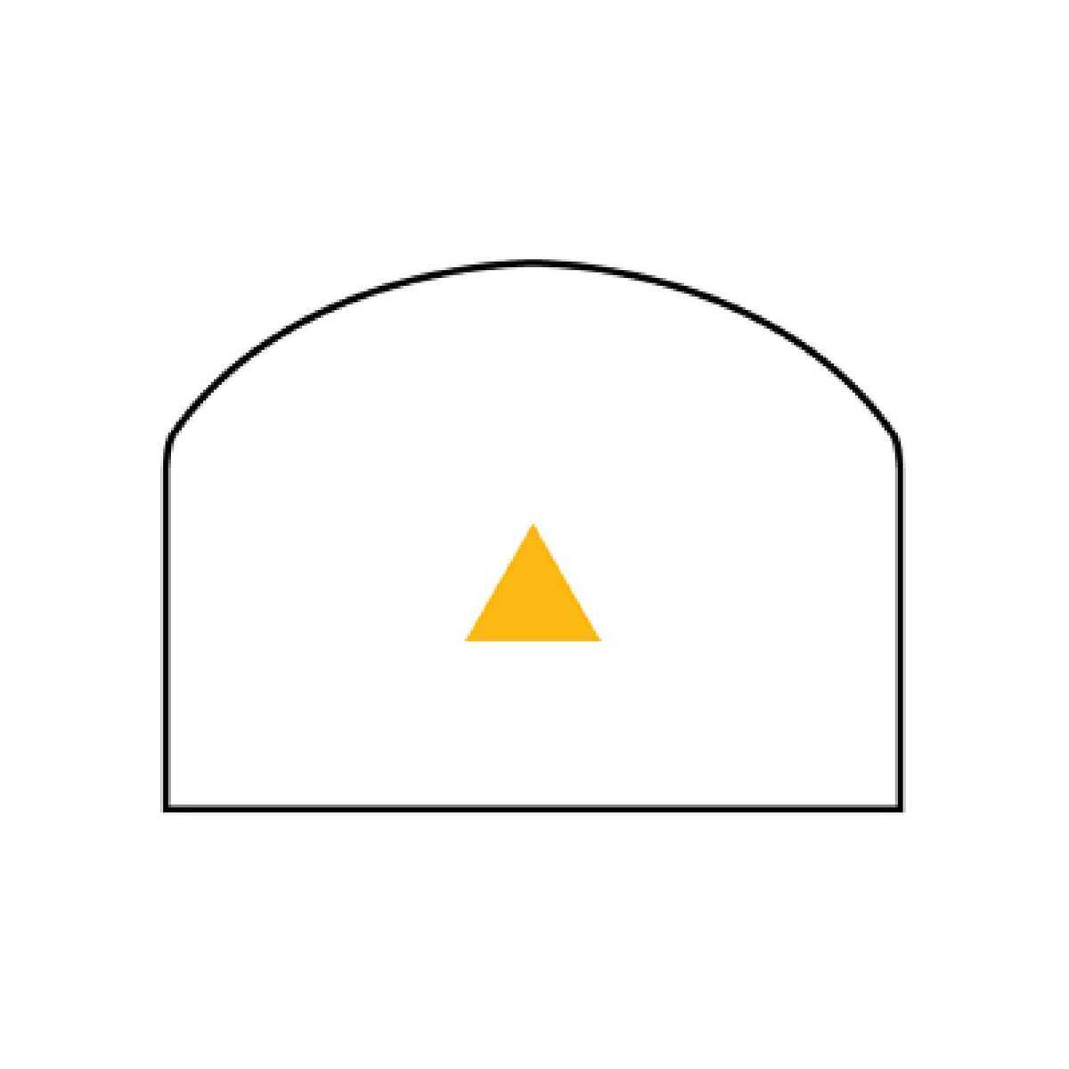 Trijicon RMR Dual Illuminated Reflex Amber Dot - 12.9 MOA Triangle - Black Trijicon RMR Dual Illuminated Reflex Amber Dot - 12.9 MOA Triangle - Black
