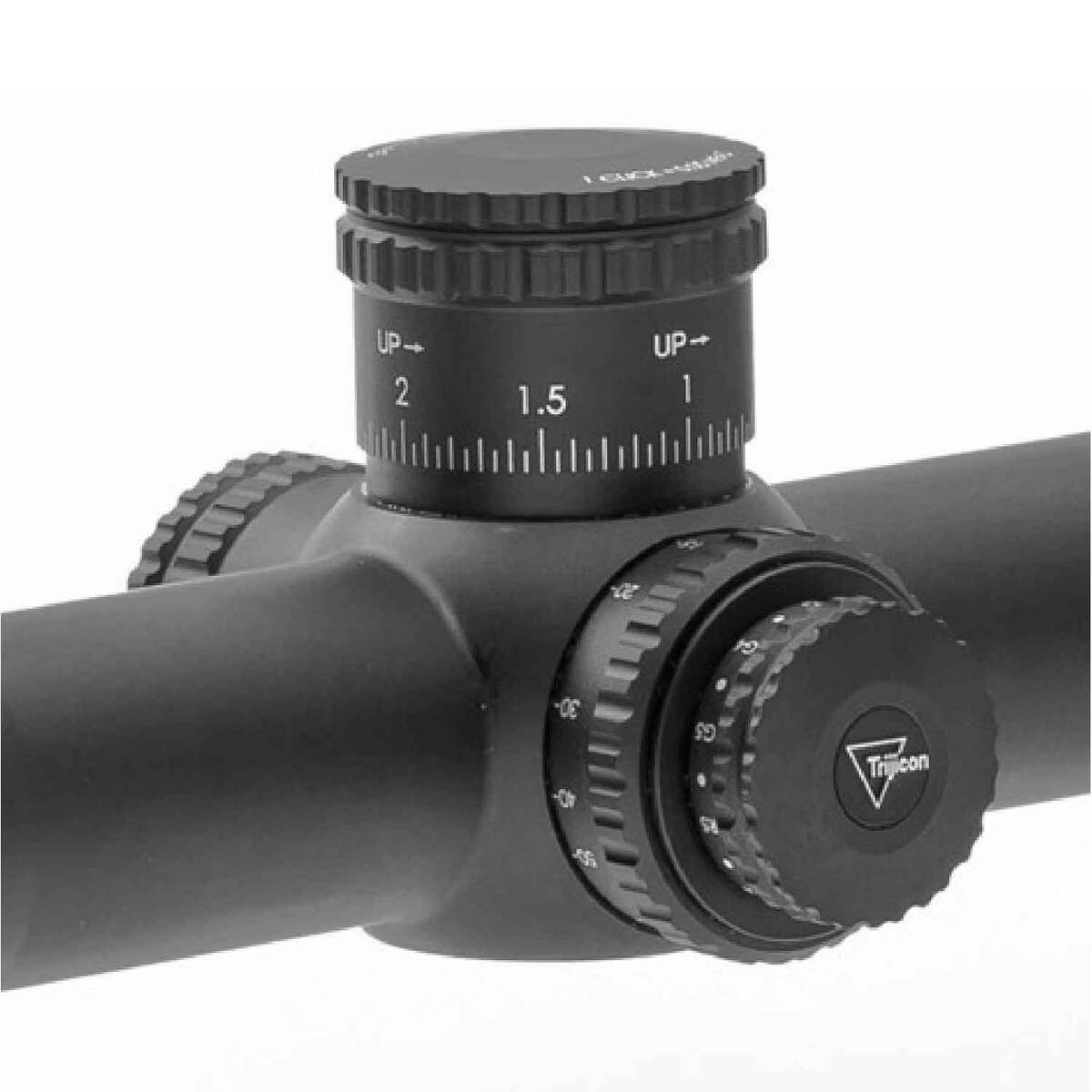 Trijicon Tenmile 5-50x 56mm Rifle Scope - MRAD Center Dot with Wind Holds - Black Trijicon Tenmile 5-50x 56mm Rifle Scope - MRAD Center Dot with Wind Holds - Black