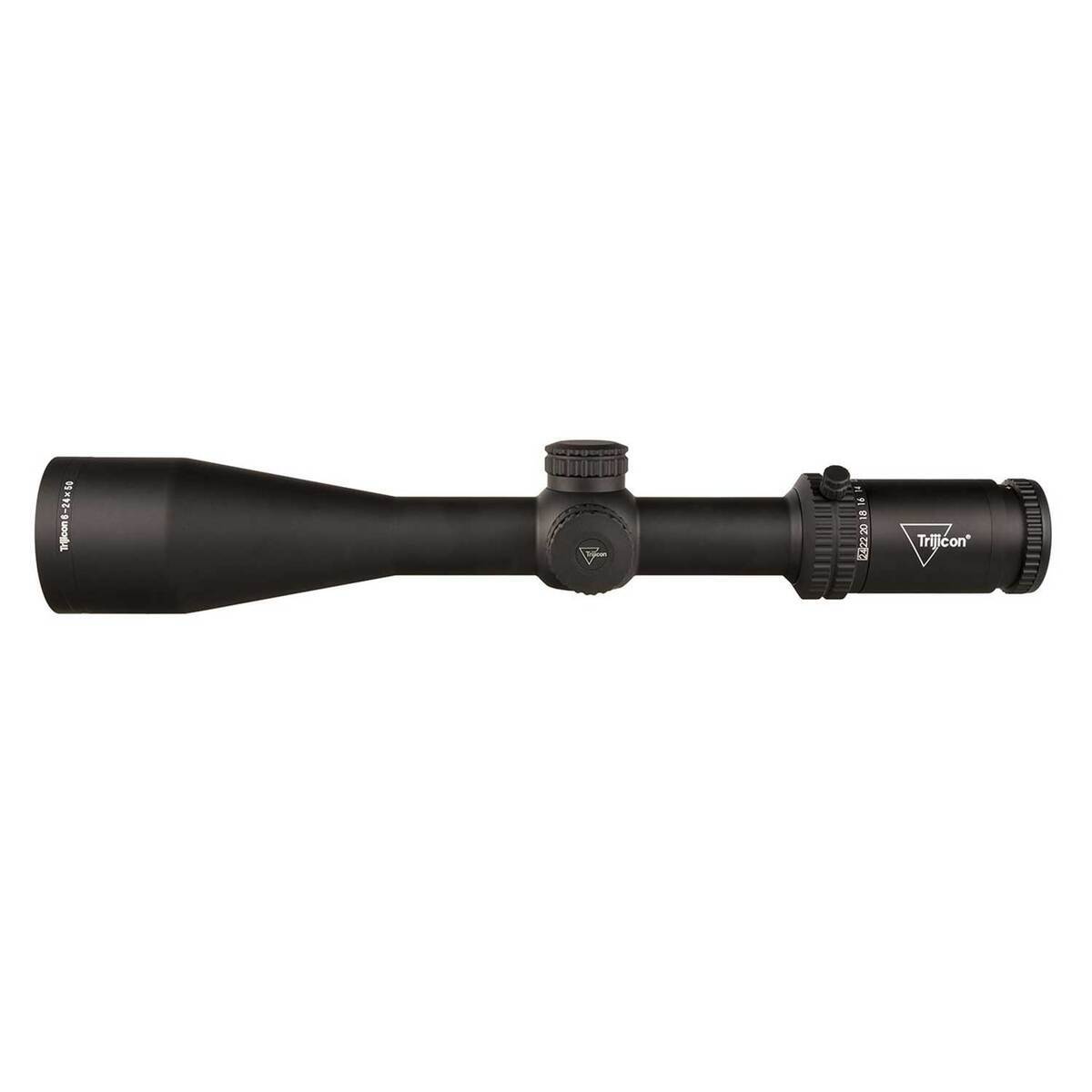 Trijicon TenMile 6-24x50 Green MRAD Crosshair SFP Scope - Black Trijicon TenMile 6-24x50 Green MRAD Crosshair SFP Scope - Black