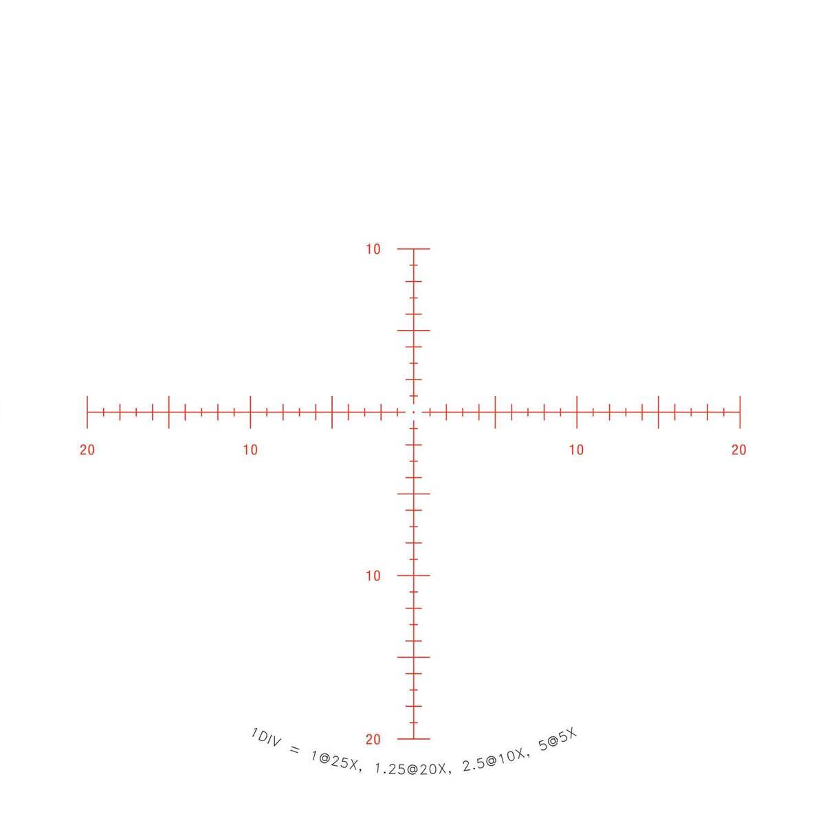 Trijicon TenMile HX 5-25x50 Red MOA Crosshair SFP Scope - Black Trijicon TenMile HX 5-25x50 Red MOA Crosshair SFP Scope - Black