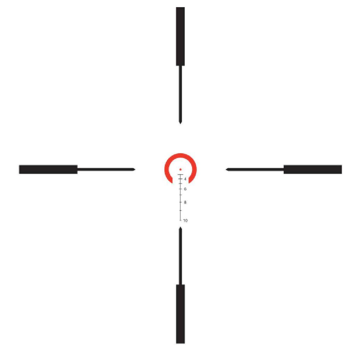 Trijicon VCOG LED 0.308 1-6x 24mm Rifle Scope - Horseshoe Dot - Black Trijicon VCOG LED 0.308 1-6x 24mm Rifle Scope - Horseshoe Dot - Black