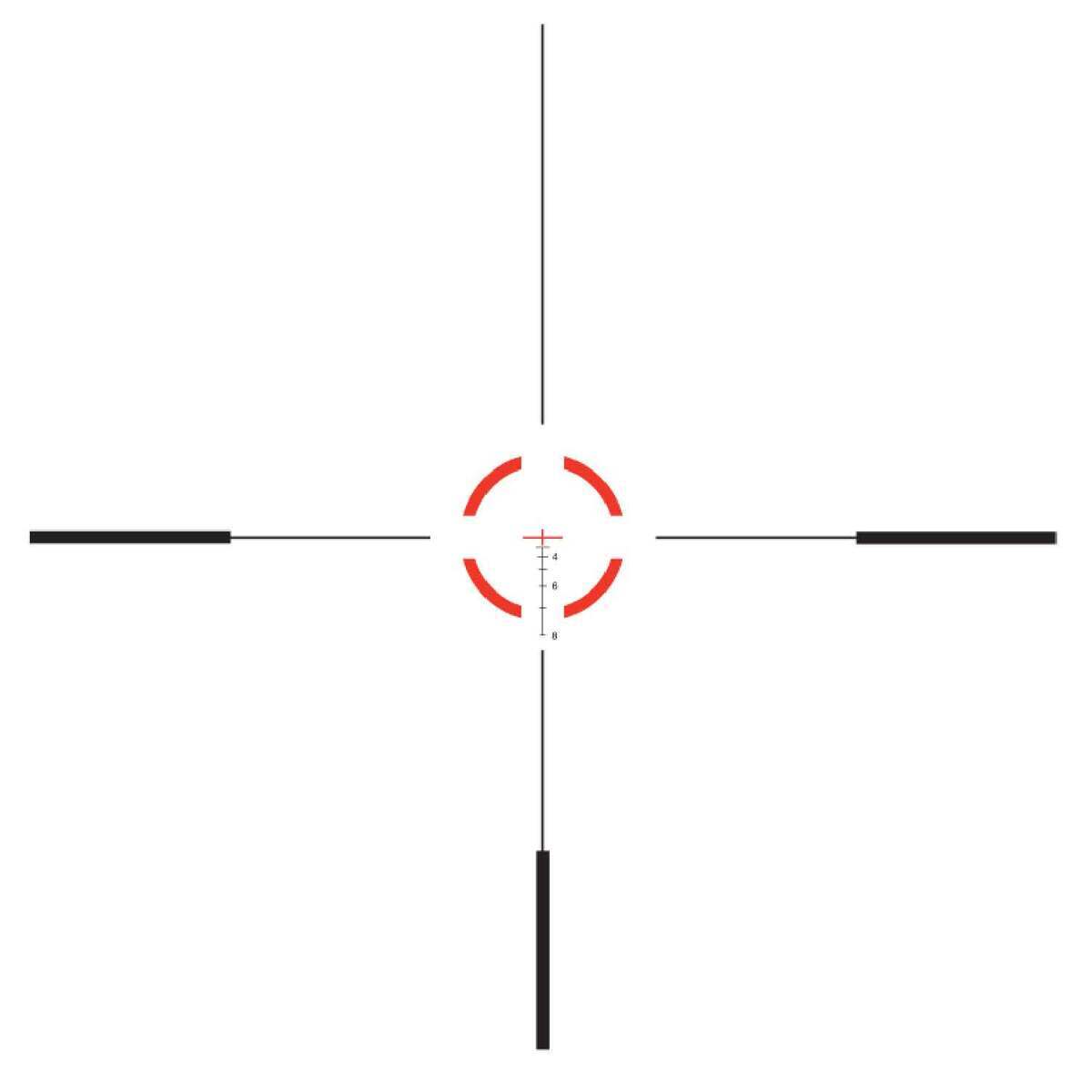 Trijicon VCOG LED 0.223 1-6x 24mm Rifle Scope - Segmented Circle/Crosshair - Black Trijicon VCOG LED 0.223 1-6x 24mm Rifle Scope - Segmented Circle/Crosshair - Black