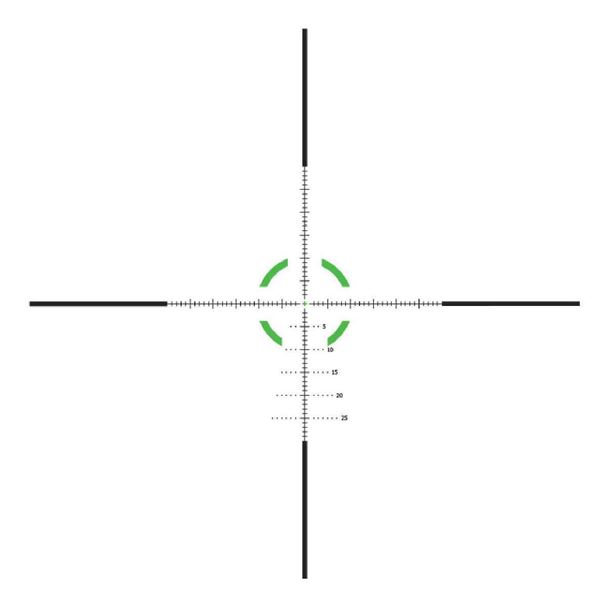 Trijicon VCOG LED MIL 1-6x 24mm Rifle Scope - Segmented Circle / Crosshair - Black Trijicon VCOG LED MIL 1-6x 24mm Rifle Scope - Segmented Circle / Crosshair - Black