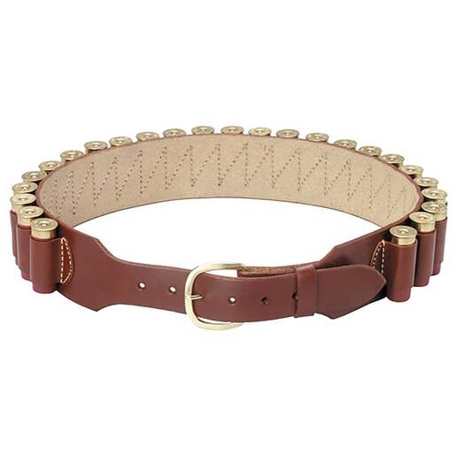 Triple K Shot Shell Belt - Tan Walnut Oil X-Large