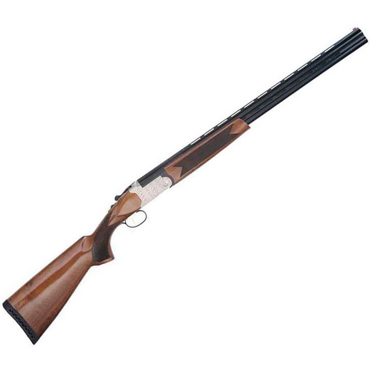 TriStar Setter S/T Black/Silver 28 Gauge 2-3/4in Over Under Shotgun - 28in - Brown TriStar Setter S/T Black/Silver 28 Gauge 2-3/4in Over Under Shotgun - 28in - Brown