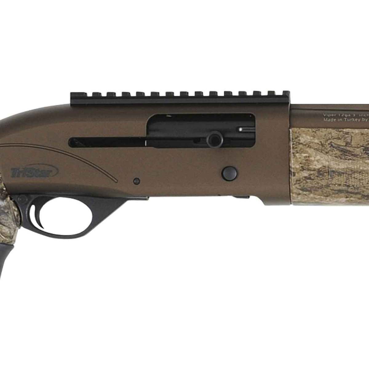 TriStar Viper G2 Bronze/Mossy Oak Bottomland 12 Gauge 3in Semi Automatic Shotgun - 24in - Bronze/Mossy Oak Bottomland TriStar Viper G2 Bronze/Mossy Oak Bottomland 12 Gauge 3in Semi Automatic Shotgun - 24in - Bronze/Mossy Oak Bottomland