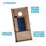 Triumph LED All Wood 2x4 Bag Toss - Brown/Blue