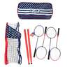 Triumph Patriotic Portable Badminton Set - Red, White, Blue