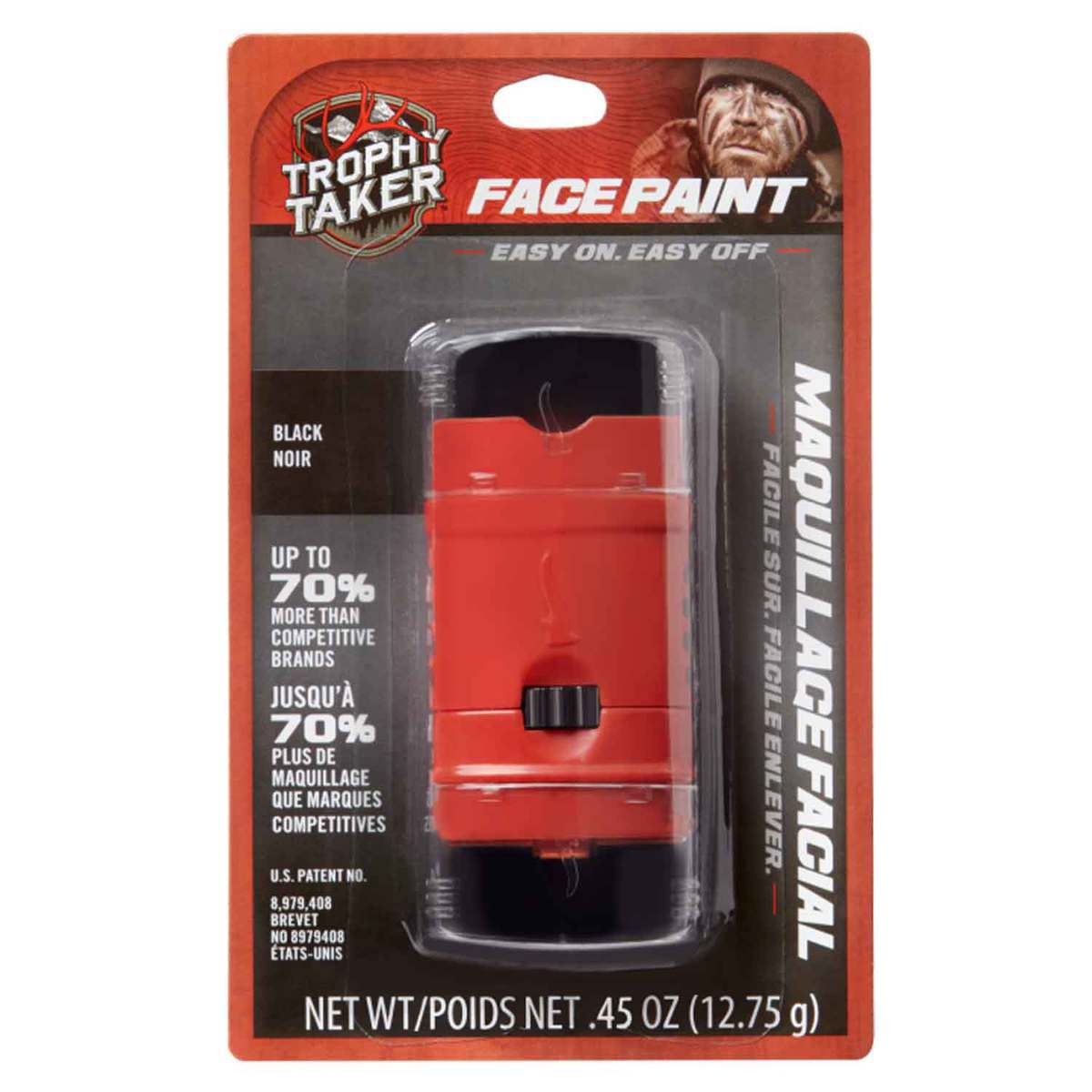 Trophy Taker Black Face Paint - Black Trophy Taker Black Face Paint - Black