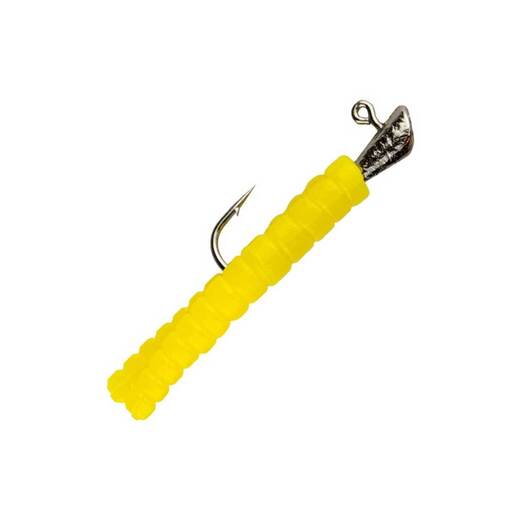 Trout Magnet 9pc Split Tail Grub Kit - Green/Red Flake