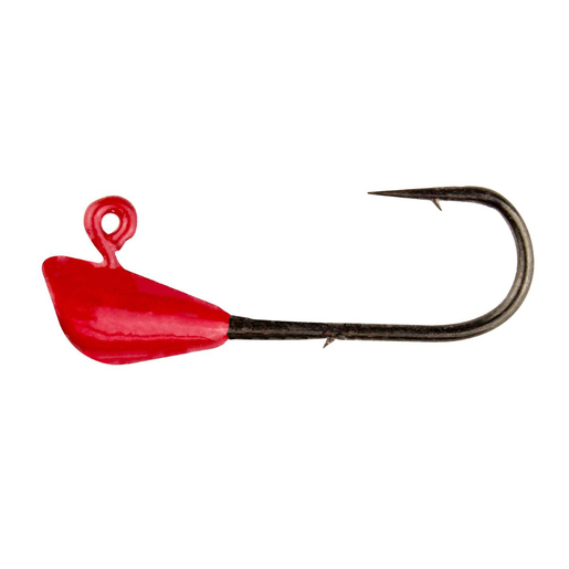 Leland's Lures Trout Magnet Jig Heads - 1/64oz, 5ct - Red 8