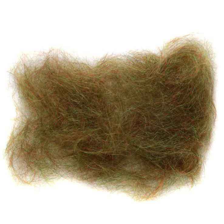 Troutsmen Enterprises Angora Dubbing - Olive Troutsmen Enterprises Angora Dubbing - Olive
