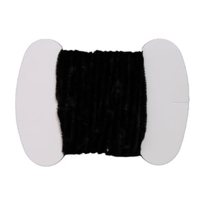 Troutsmen Enterprises Rayon Chenille Thread - Black, Large
