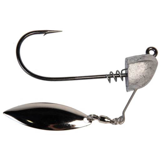 True Bass True Lock Underspin Swimbait Jig Head - Gun Metal 6/0