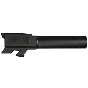 True Precision Non-Threaded 9mm Luger Glock 43/43X Handgun Barrel - Black Nitride