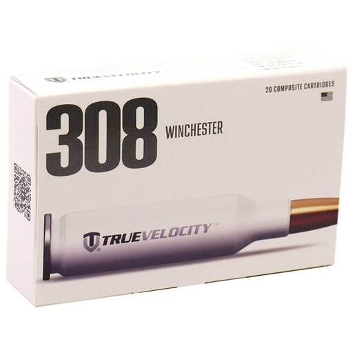 True Velocity Nosler Custom Competition 308 Winchester 168gr HPBT Rifle Ammo Ammo - 20 Count 20 Count Ammo