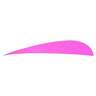 Trueflight Parabolic 4in Pink Feathers - 100 Pack - Pink 4in