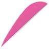 Trueflight Parabolic Pink 3in Feathers - 100 Pack - Pink 3in