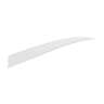 Trueflight Shield Cut 4in White Feathers - 100 Pack - White 4in
