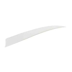 Trueflight Shield Cut 4in White Feathers - 100 Pack