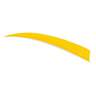 Trueflight Shield Cut 4in Yellow Feathers - 100 Pack - Yellow 4in