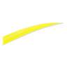Trueflight Shield Cut 5in Chartreuse Feathers - 100 Pack - Chartreuse 5in
