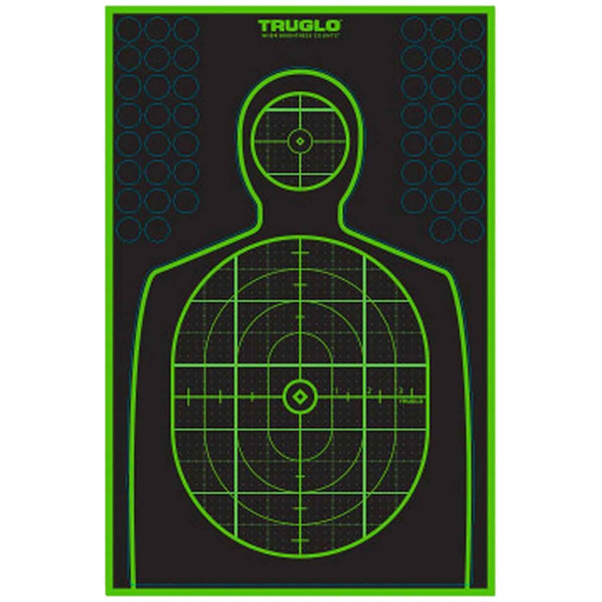 TruGlo 12in x 18in Handgun Target - 6 Pack - Green TruGlo 12in x 18in Handgun Target - 6 Pack - Green