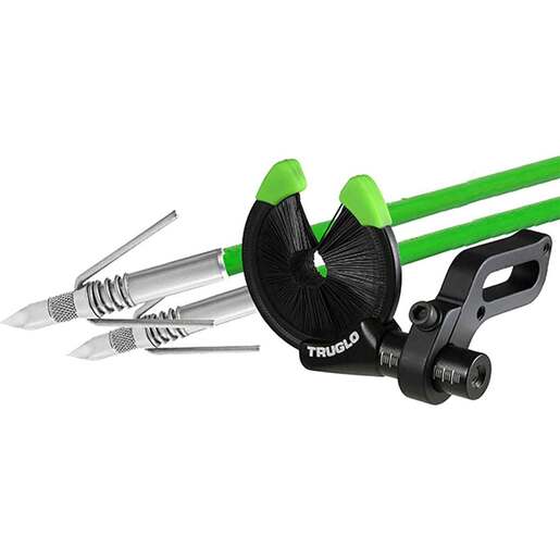 TruGlo Bowfishing EZ-Rest Combo with 2 Spring Fisher Arrows – Green