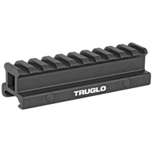 TruGlo TG-TG8980B .75in Picatinny Style Riser Mount - Matte Black
