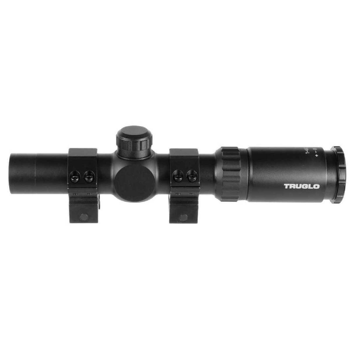 TruGlo Tru-Brite 30 Hunter 1-4x 24mm Rifle Scope - Circle Duplex - Black TruGlo Tru-Brite 30 Hunter 1-4x 24mm Rifle Scope - Circle Duplex - Black