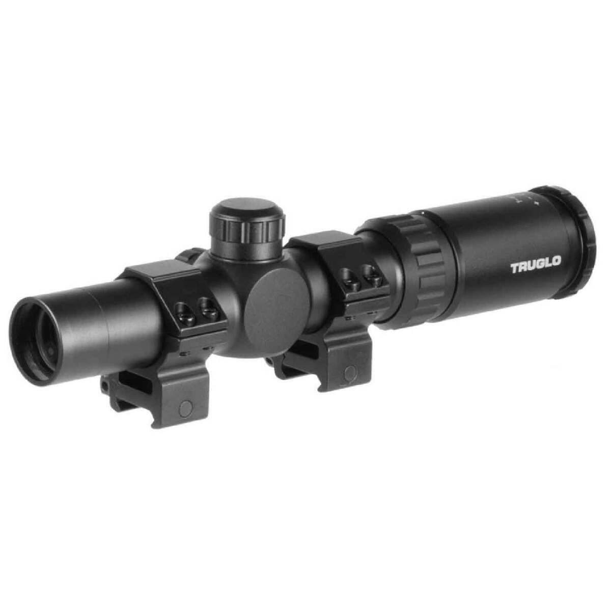 TruGlo Tru-Brite 30 Hunter 1-4x 24mm Rifle Scope - Circle Duplex - Black TruGlo Tru-Brite 30 Hunter 1-4x 24mm Rifle Scope - Circle Duplex - Black