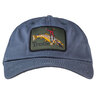 Trxstle Bucking Brown Waxed Canvas Fishing Hat - Slate Blue - Slate Blue One Size Fits Most