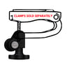 Trxstle CRC Lock Body Clamp Kit Rod Rack Accessory