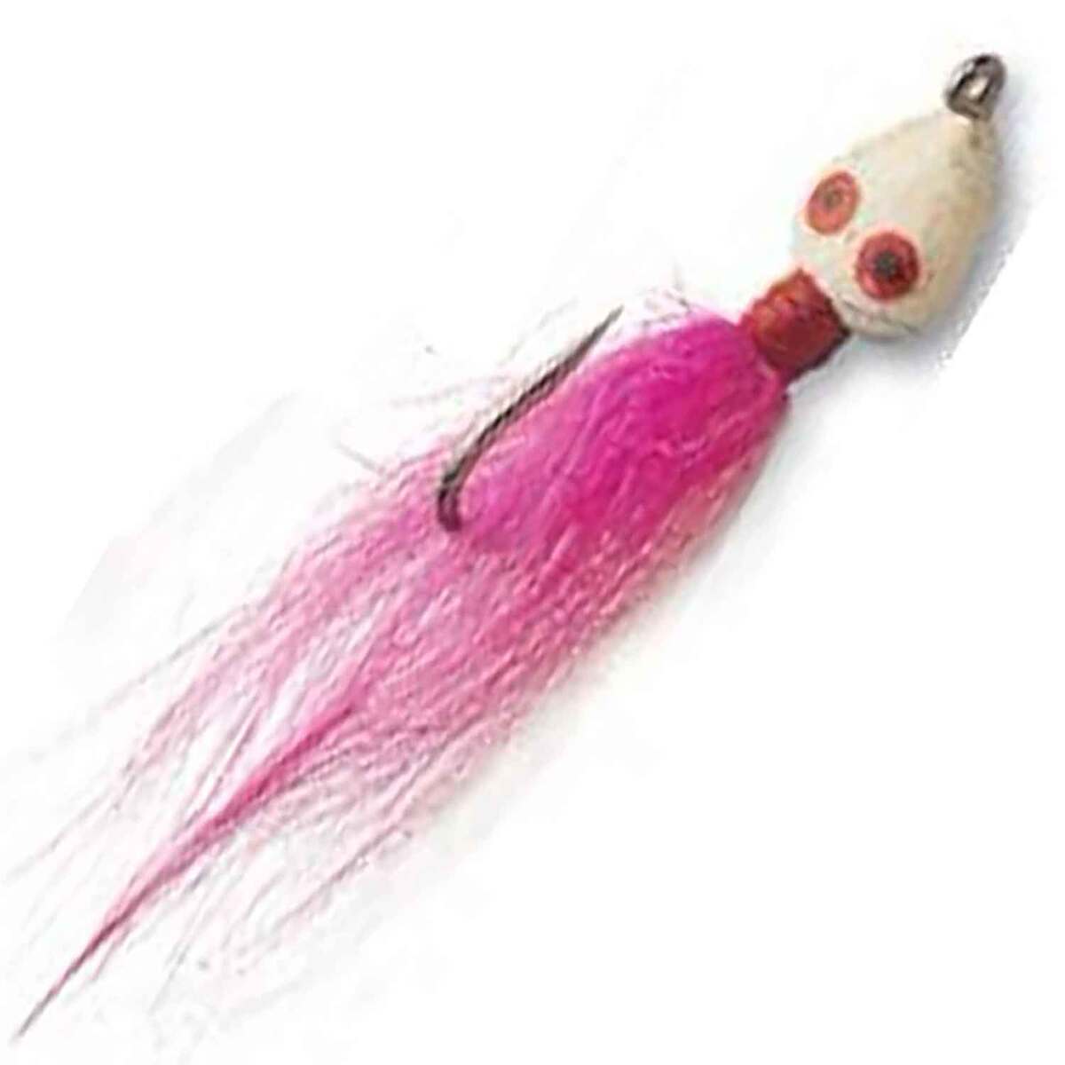 Tsunami Flats Skirted Jig - Pink, 1/4oz - Pink Tsunami Flats Skirted Jig - Pink, 1/4oz - Pink