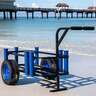 Tsunami Performance Pro Beach/Pier Cart Fishing Wagon - Galvanized Black - Galvanized Black