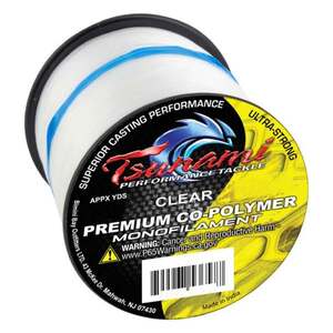 Tsunami Premium Co-polymer Monofilament Fishing Line